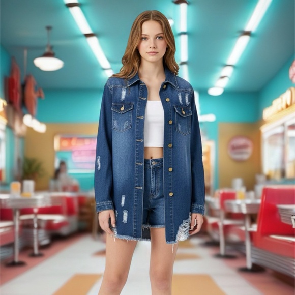 Woman patch jacket - Picture 2 of 6